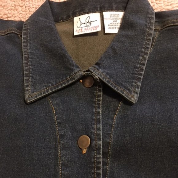 Jane Seymour Denim Jacket Vintage Size Large  Like New - Picture 7 of 13